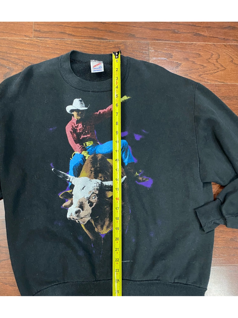 Vintage Western Rodeo Time Sweater size large - Picture 2 of 4